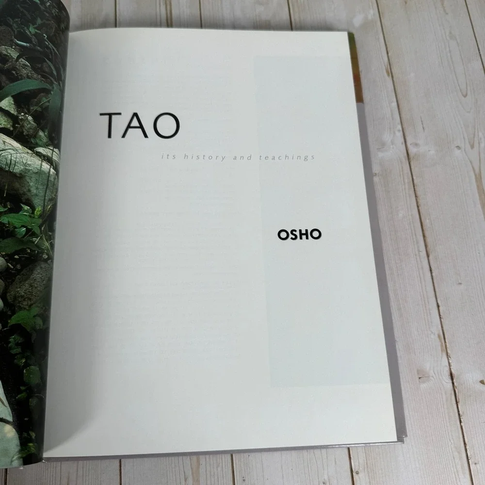 TAO Its History & Teachings OSHO 2005 First Edition Ixos Press Philosophy